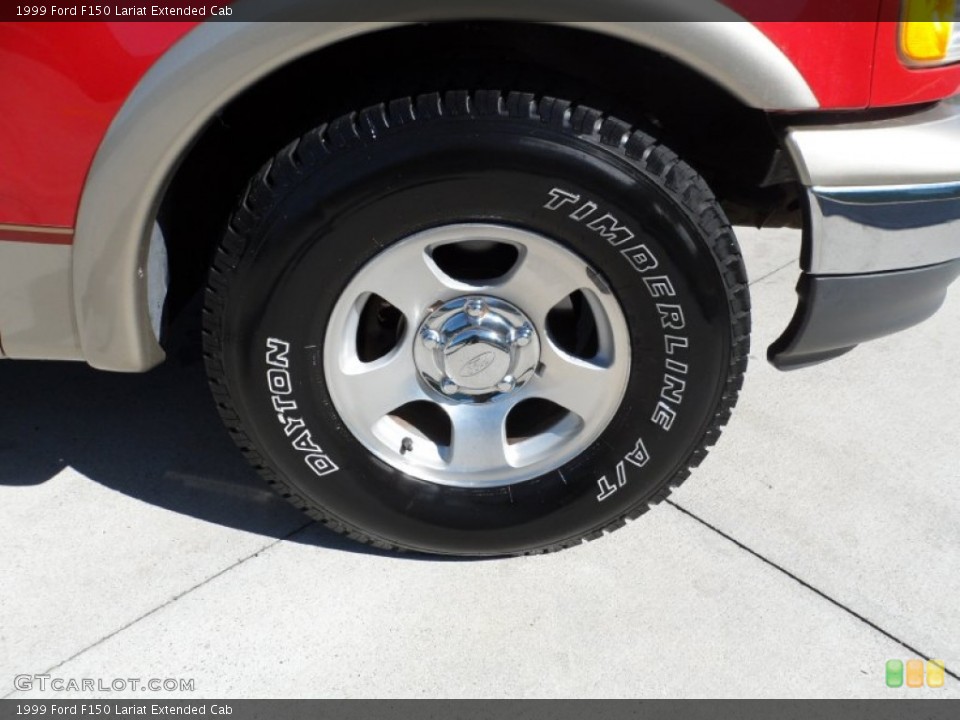 1999 Ford F150 Lariat Extended Cab Wheel and Tire Photo #53834098