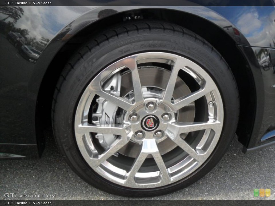 2012 Cadillac CTS -V Sedan Wheel and Tire Photo #53834389