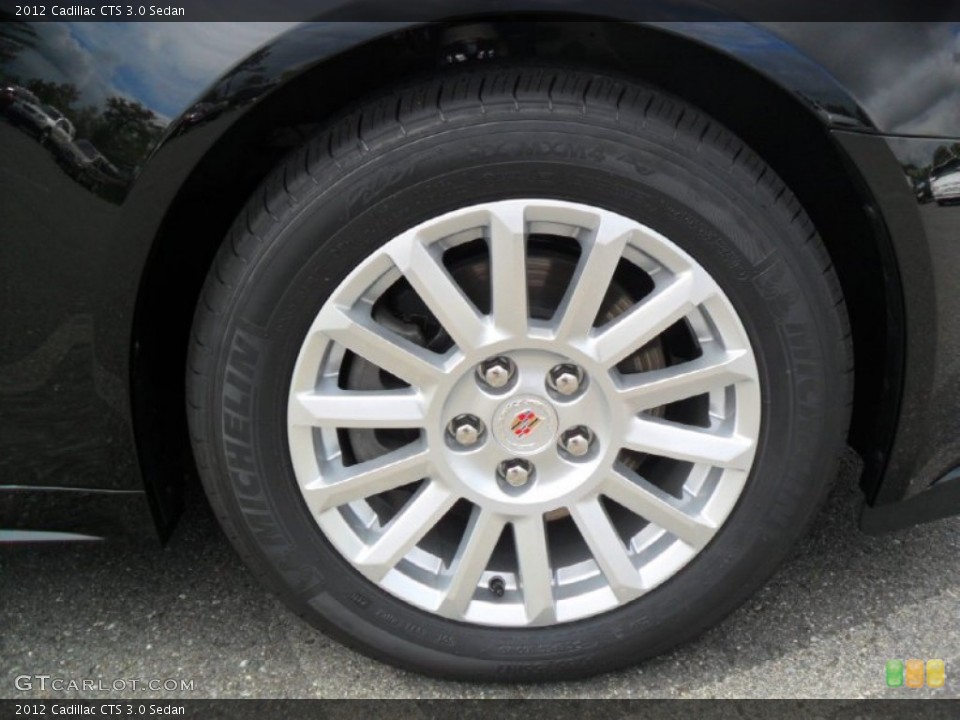 2012 Cadillac CTS 3.0 Sedan Wheel and Tire Photo #53834560