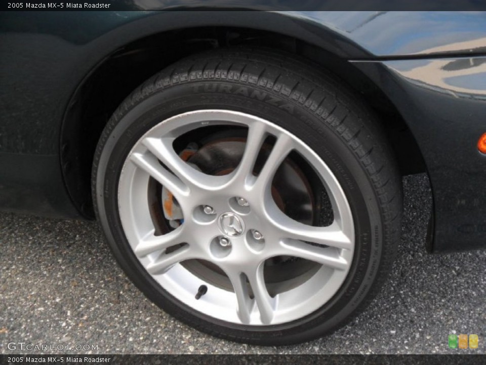 2005 Mazda MX-5 Miata Roadster Wheel and Tire Photo #53835817