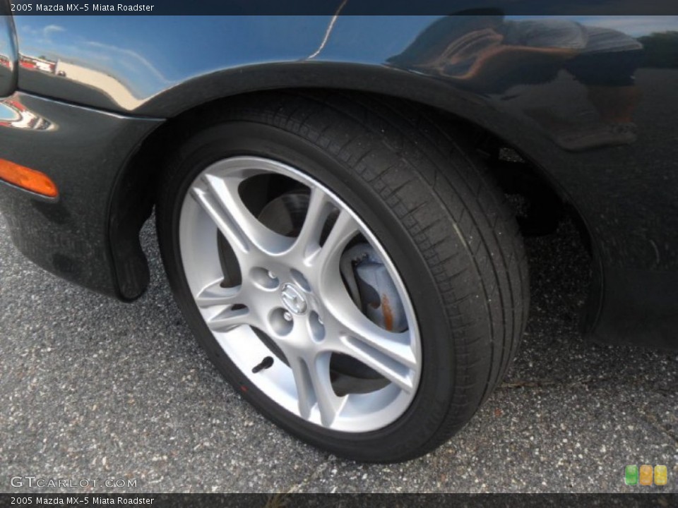 2005 Mazda MX-5 Miata Roadster Wheel and Tire Photo #53835829