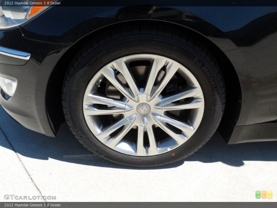 2012 Hyundai Genesis 3.8 Sedan Wheel and Tire Photo #53835838