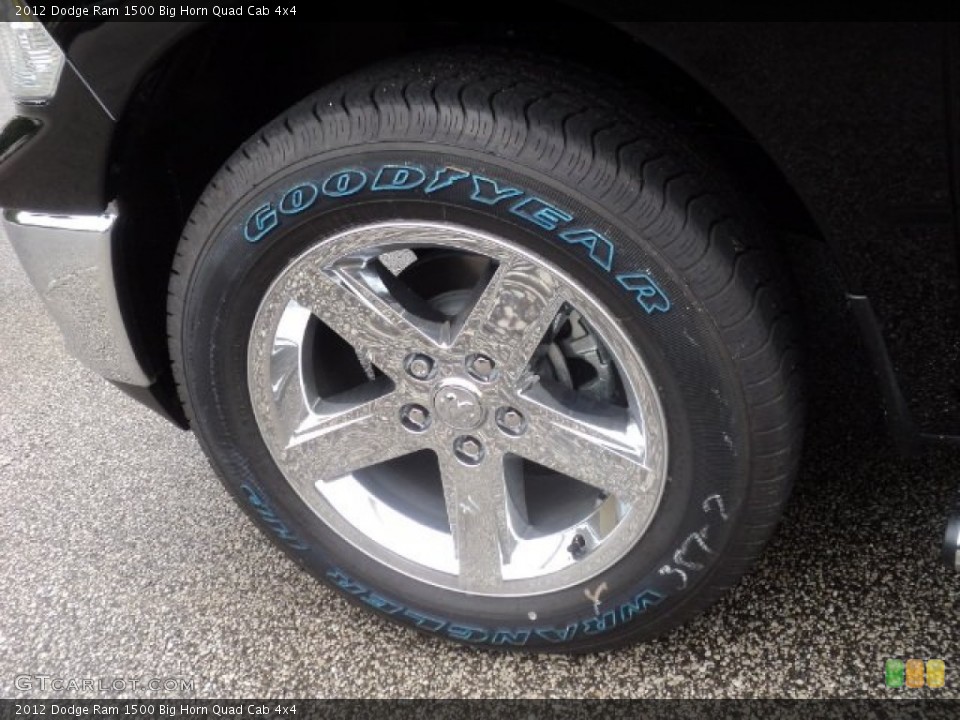 2012 Dodge Ram 1500 Big Horn Quad Cab 4x4 Wheel and Tire Photo #53839655