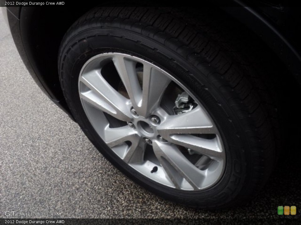 2012 Dodge Durango Crew AWD Wheel and Tire Photo #53839707