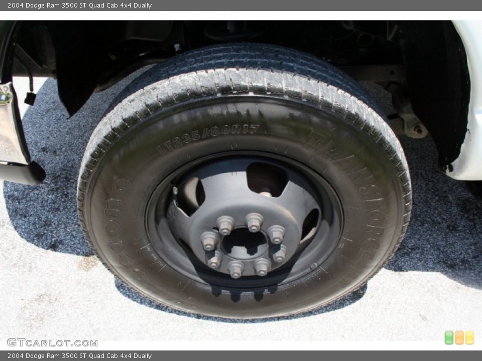 2004 Dodge Ram 3500 ST Quad Cab 4x4 Dually Wheel and Tire Photo #53841165