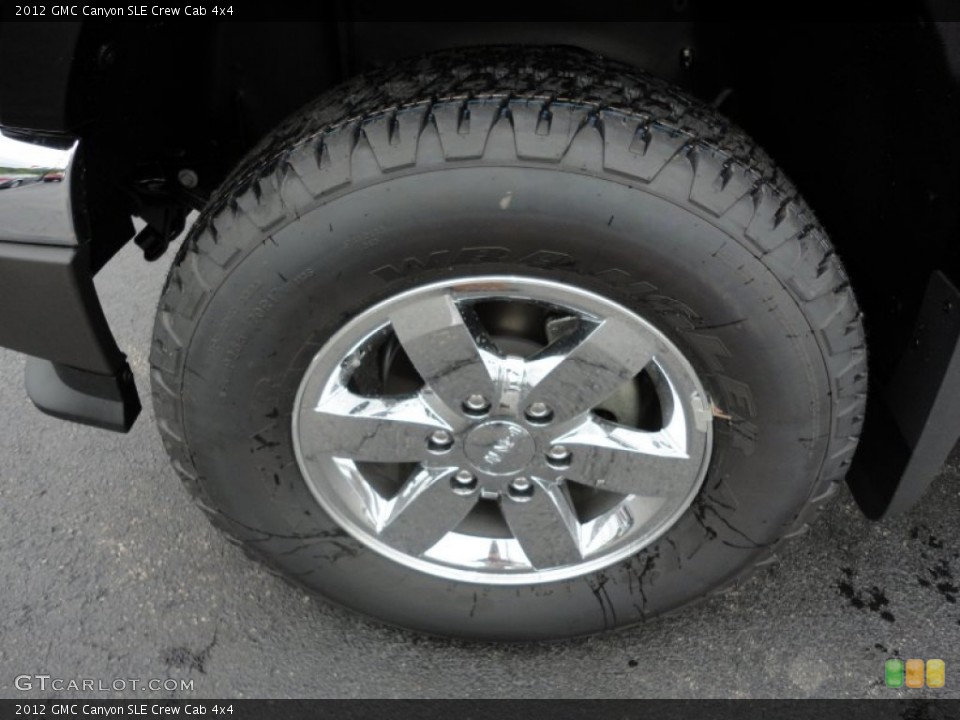 2012 GMC Canyon SLE Crew Cab 4x4 Wheel and Tire Photo #53847129