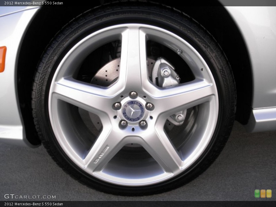 2012 Mercedes-Benz S 550 Sedan Wheel and Tire Photo #53847204