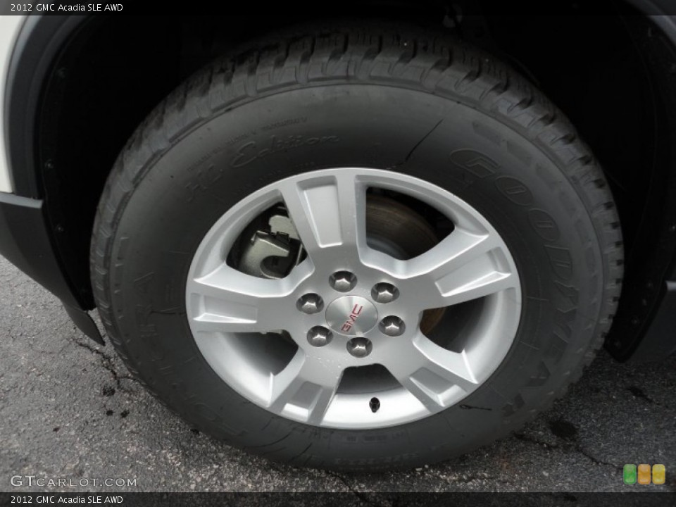 2012 GMC Acadia SLE AWD Wheel and Tire Photo #53849799