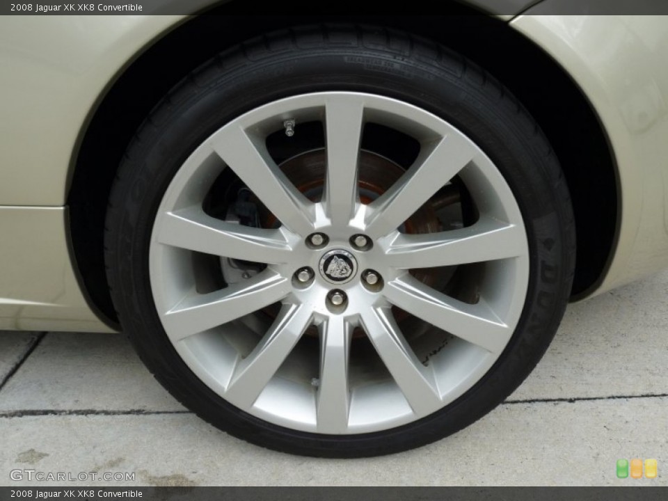 2008 Jaguar XK XK8 Convertible Wheel and Tire Photo #53852718
