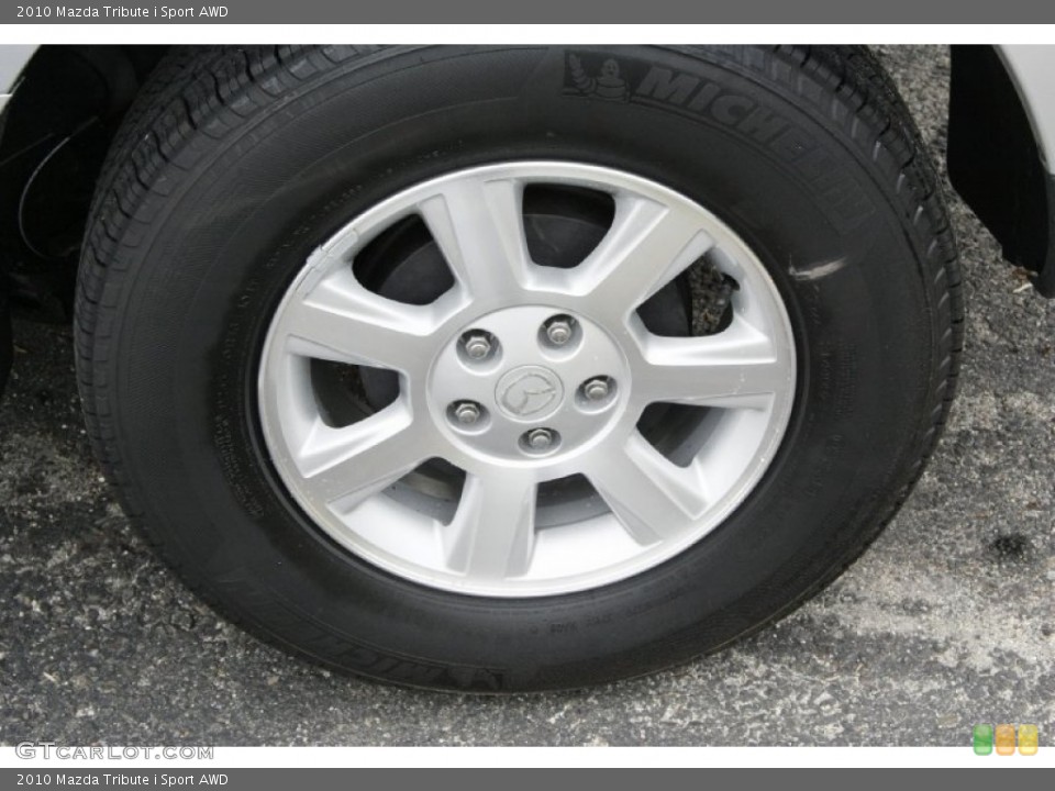 2010 Mazda Tribute i Sport AWD Wheel and Tire Photo #53855193
