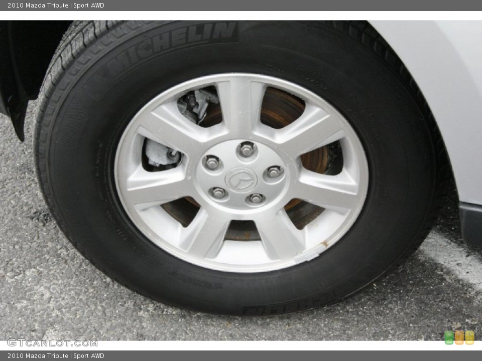 2010 Mazda Tribute i Sport AWD Wheel and Tire Photo #53855202