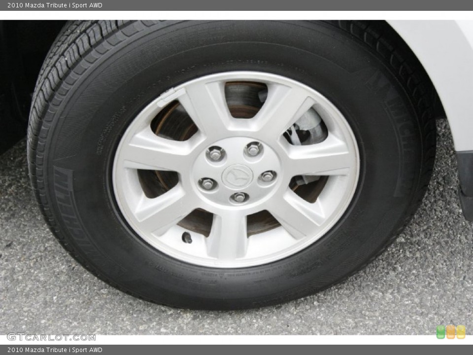 2010 Mazda Tribute i Sport AWD Wheel and Tire Photo #53855211