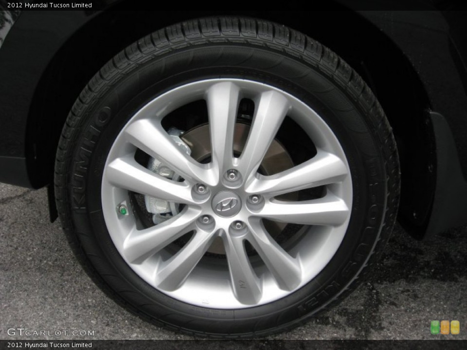 2012 Hyundai Tucson Limited Wheel and Tire Photo #53855292