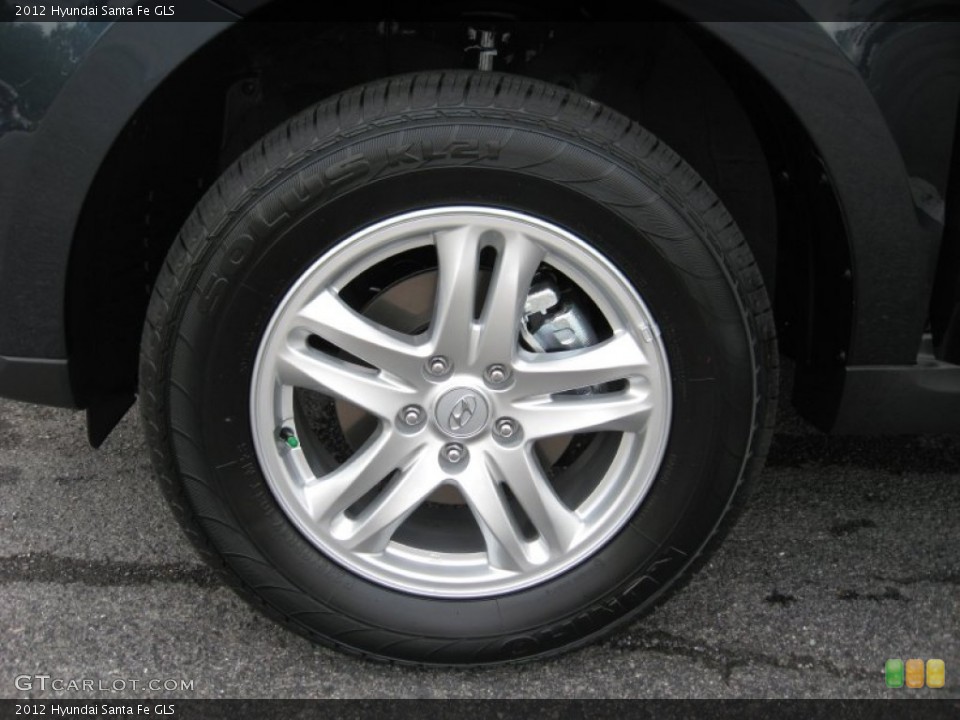 2012 Hyundai Santa Fe GLS Wheel and Tire Photo #53855379