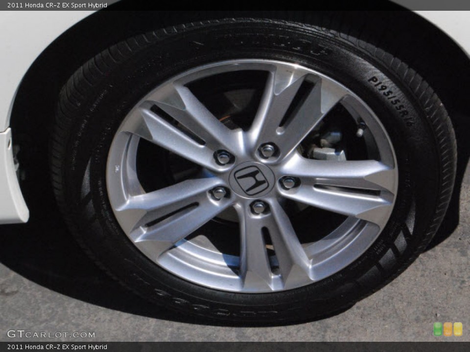 2011 Honda CR-Z EX Sport Hybrid Wheel and Tire Photo #53859406