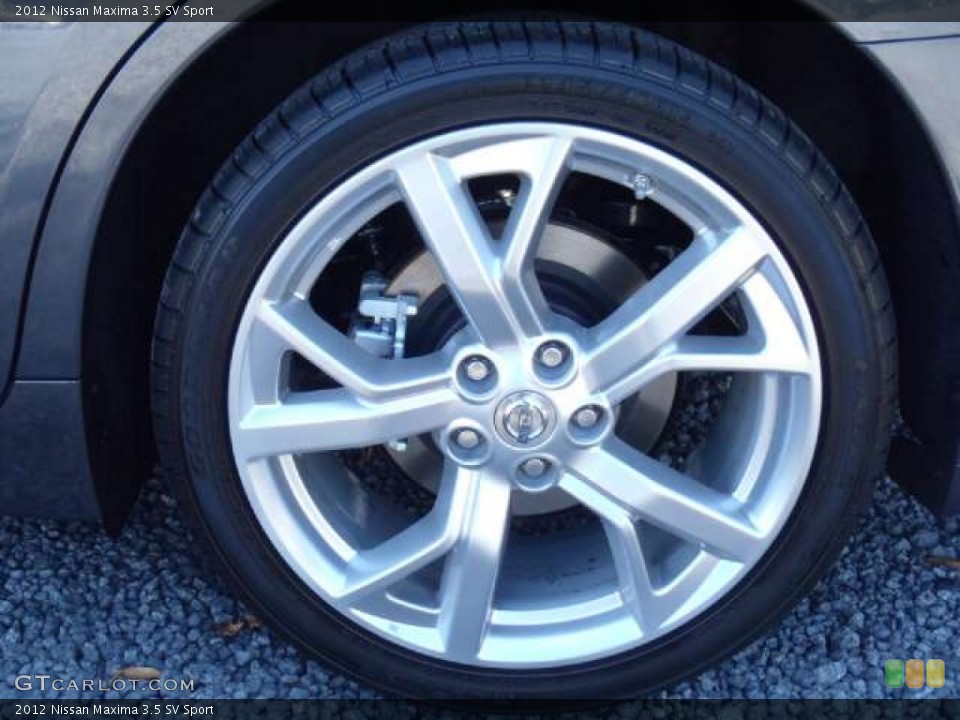 2012 Nissan Maxima 3.5 SV Sport Wheel and Tire Photo #53860690