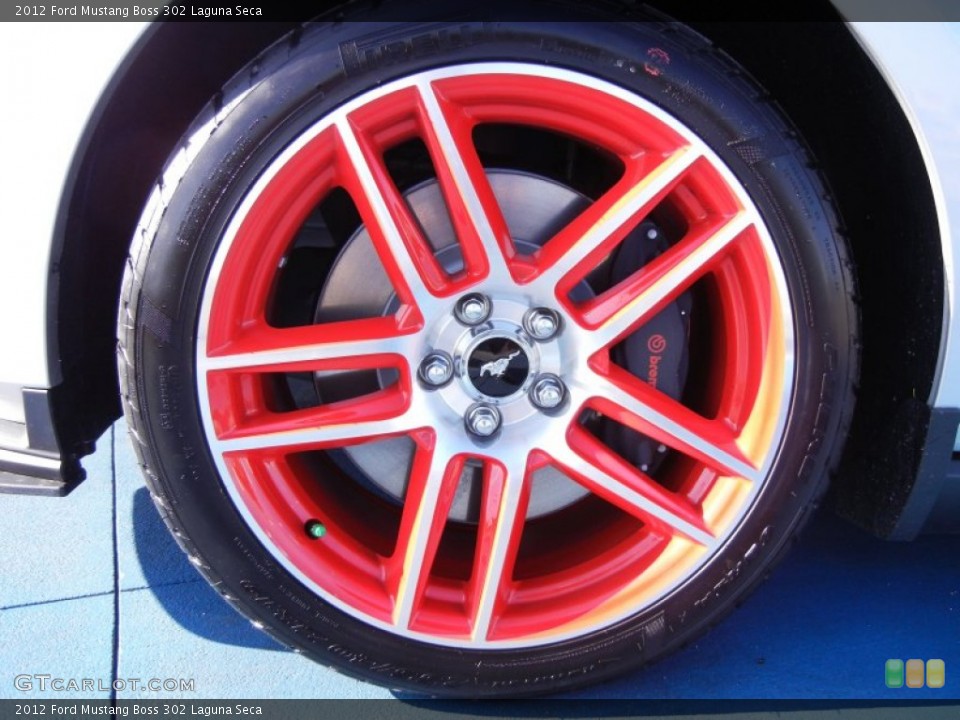 2012 Ford Mustang Boss 302 Laguna Seca Wheel and Tire Photo #53861902