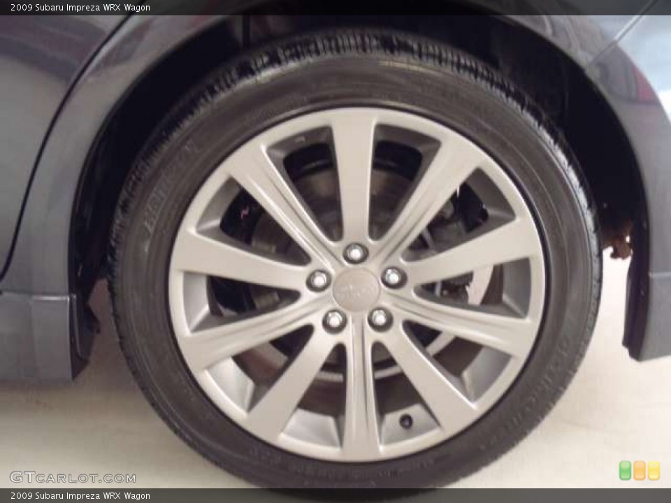 2009 Subaru Impreza WRX Wagon Wheel and Tire Photo #53866282
