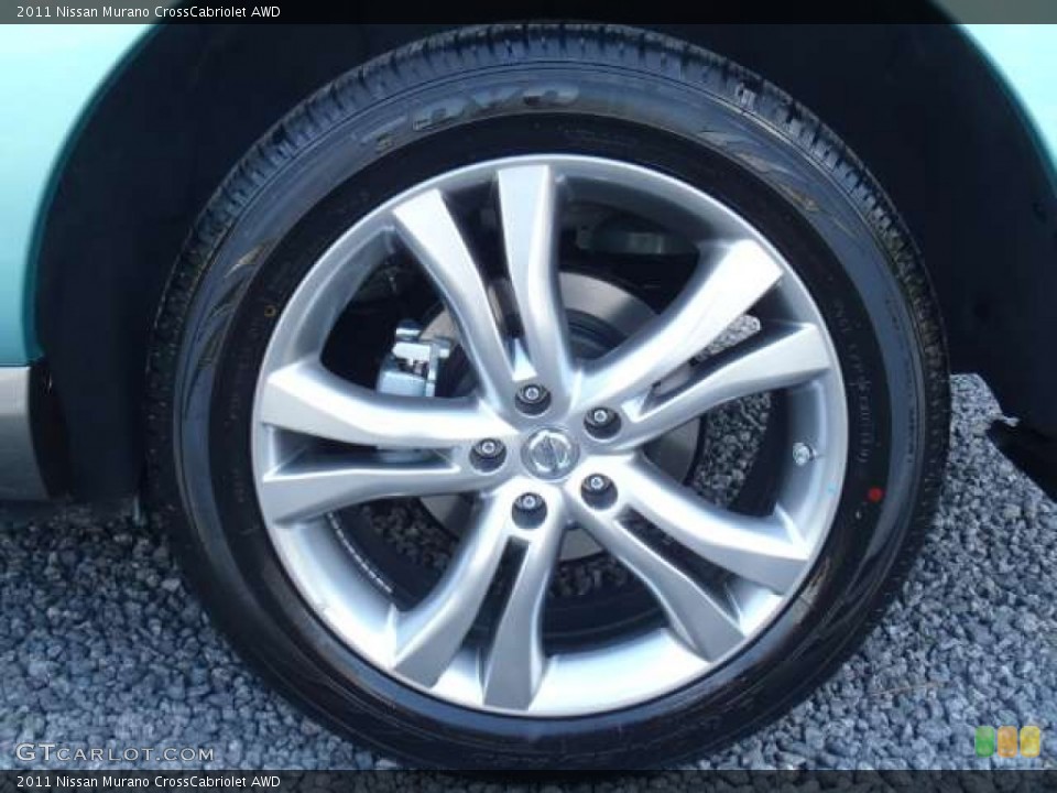 2011 Nissan Murano CrossCabriolet AWD Wheel and Tire Photo #53869681