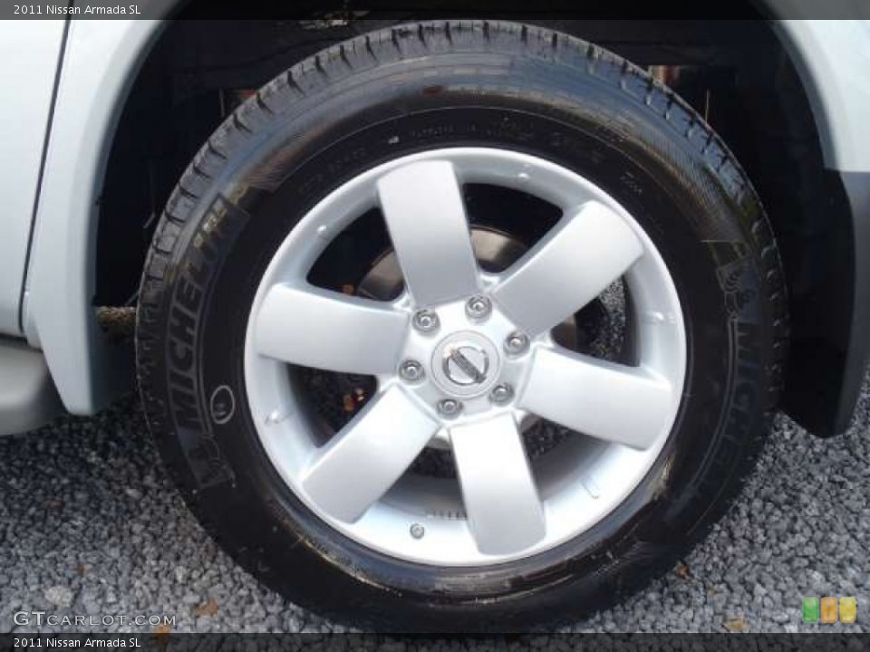 2011 Nissan Armada SL Wheel and Tire Photo #53870335