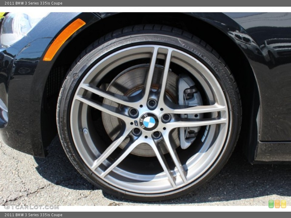 2011 BMW 3 Series 335is Coupe Wheel and Tire Photo #53871514