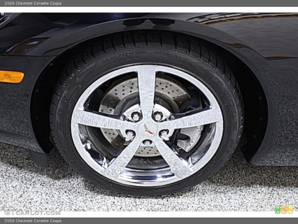 2009 Chevrolet Corvette Coupe Wheel and Tire Photo #53883050