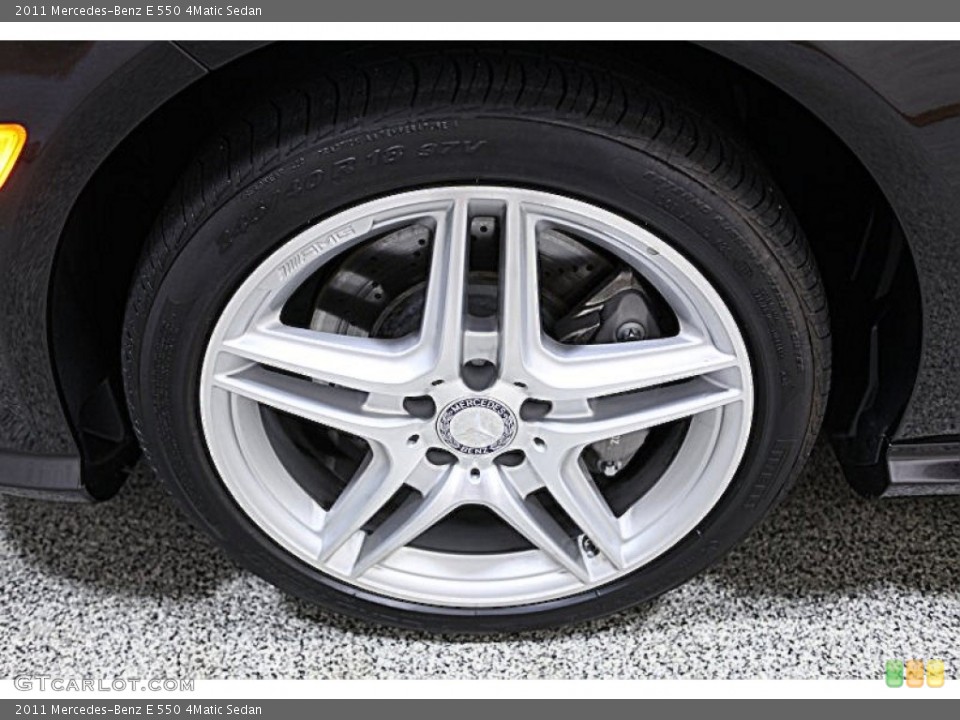 2011 Mercedes-Benz E 550 4Matic Sedan Wheel and Tire Photo #53883758