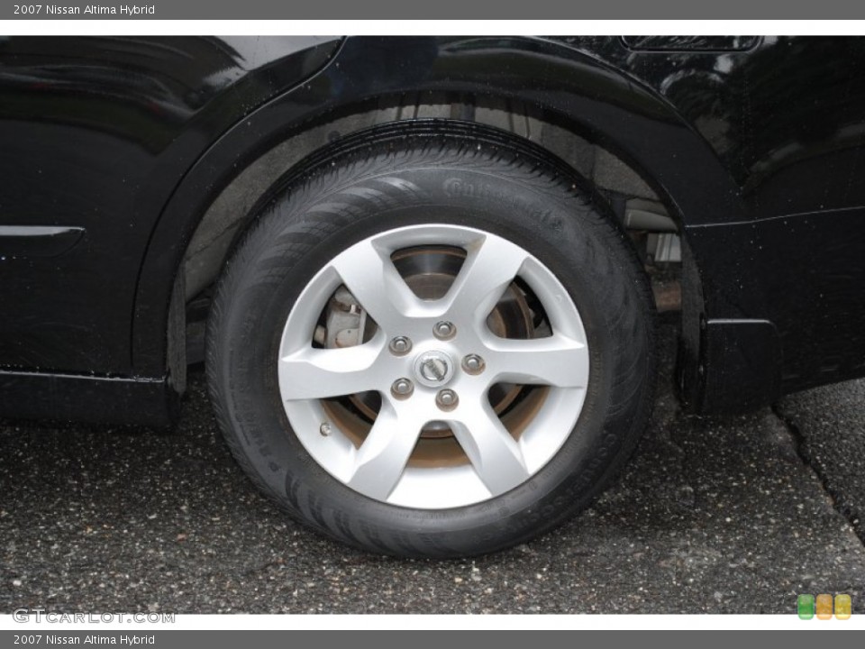 2007 Nissan Altima Hybrid Wheel and Tire Photo #53887208