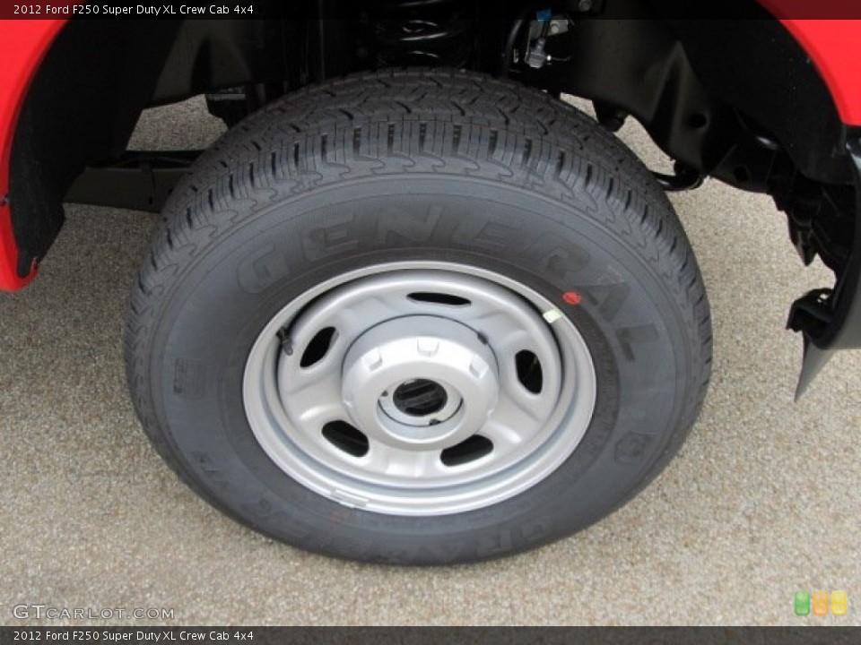 2012 Ford F250 Super Duty XL Crew Cab 4x4 Wheel and Tire Photo #53891047