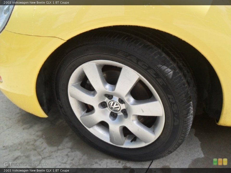 2003 Volkswagen New Beetle GLX 1.8T Coupe Wheel and Tire Photo #53891474