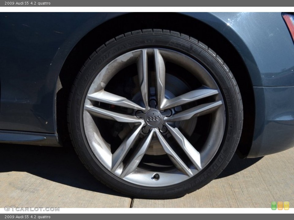 2009 Audi S5 4.2 quattro Wheel and Tire Photo #53892022
