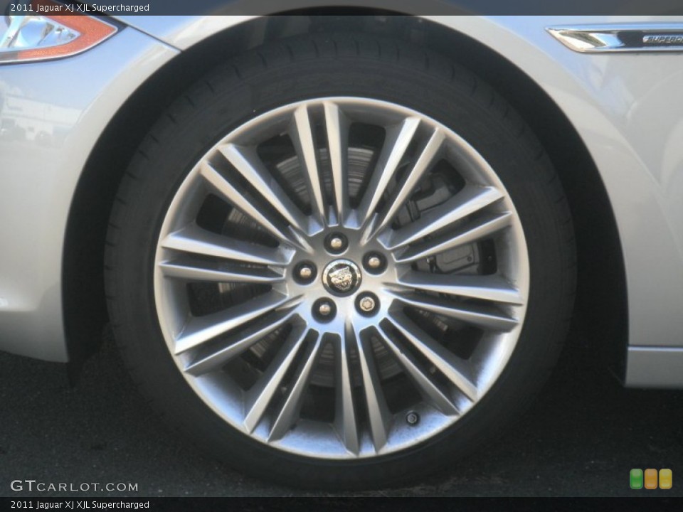 2011 Jaguar XJ XJL Supercharged Wheel and Tire Photo #53898317
