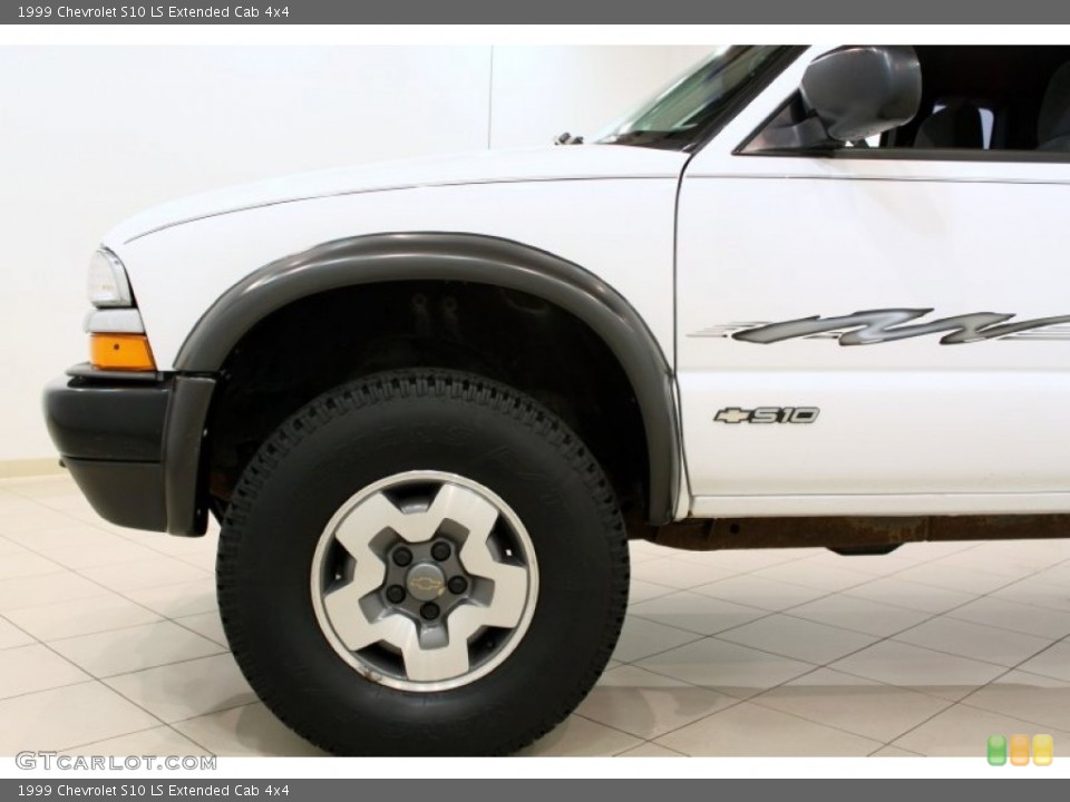 1999 Chevrolet S10 LS Extended Cab 4x4 Wheel and Tire Photo #53901143