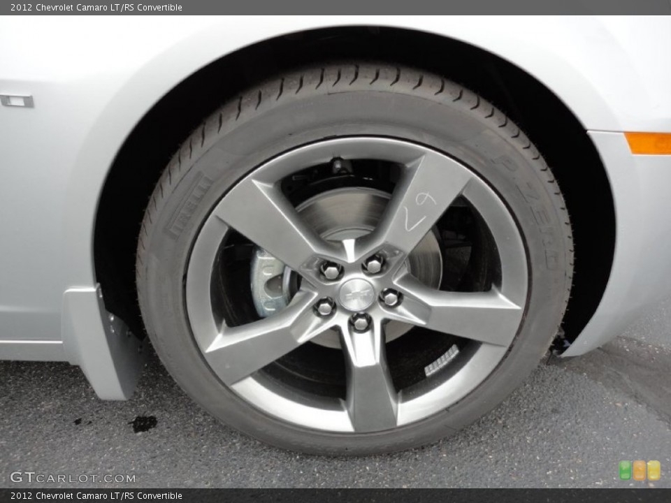 2012 Chevrolet Camaro LT/RS Convertible Wheel and Tire Photo #53909090