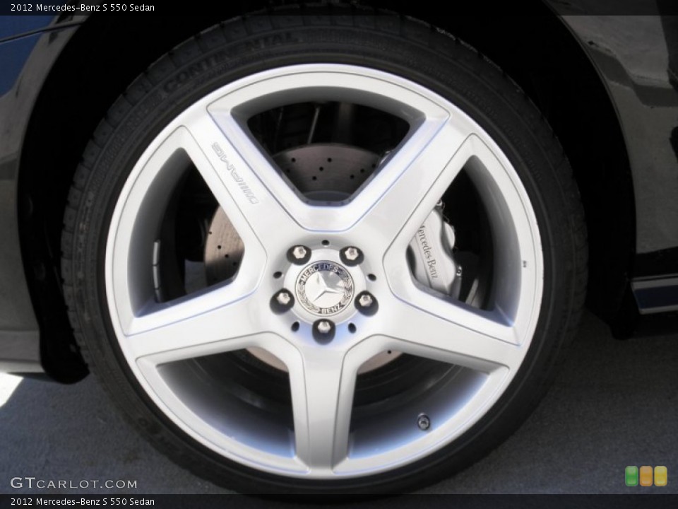 2012 Mercedes-Benz S 550 Sedan Wheel and Tire Photo #53915305