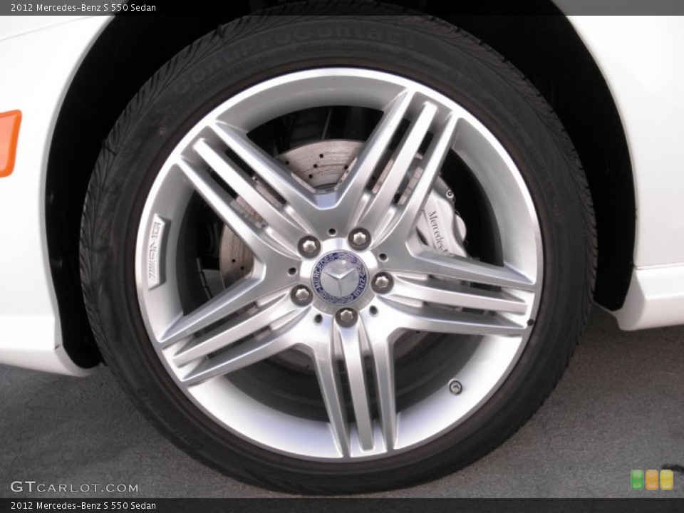 2012 Mercedes-Benz S 550 Sedan Wheel and Tire Photo #53915490