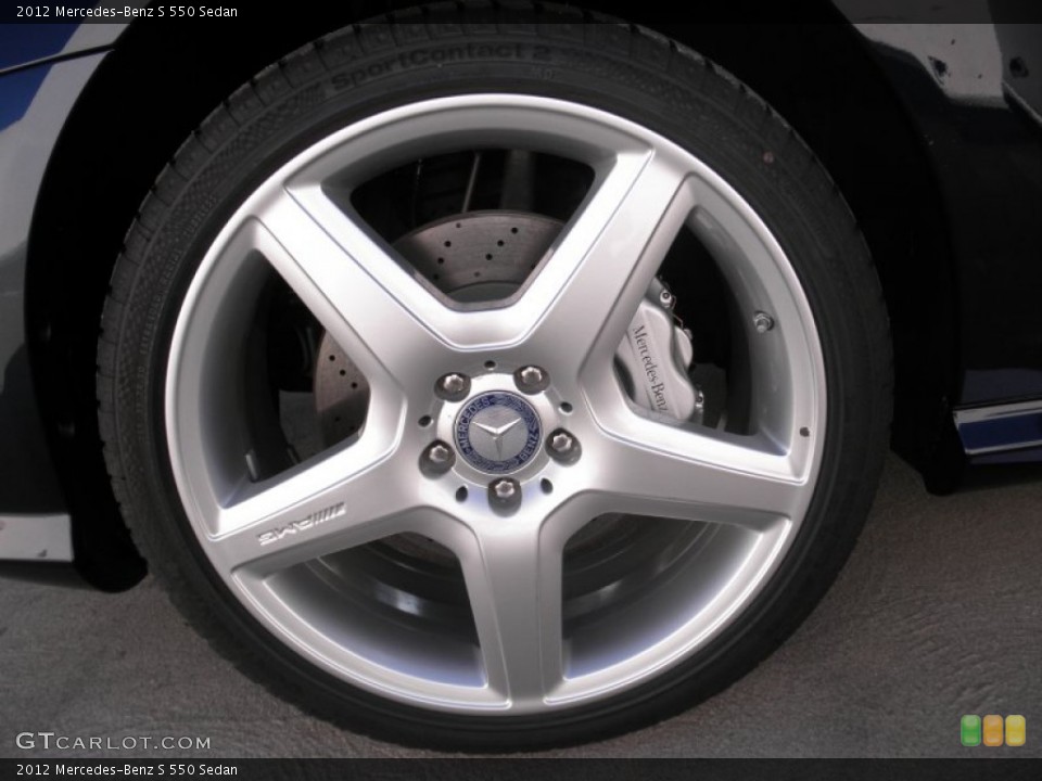 2012 Mercedes-Benz S 550 Sedan Wheel and Tire Photo #53915593