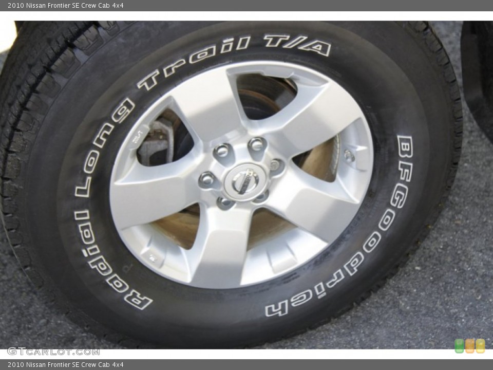 2010 Nissan Frontier SE Crew Cab 4x4 Wheel and Tire Photo #53916721