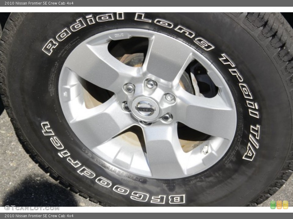 2010 Nissan Frontier SE Crew Cab 4x4 Wheel and Tire Photo #53916748