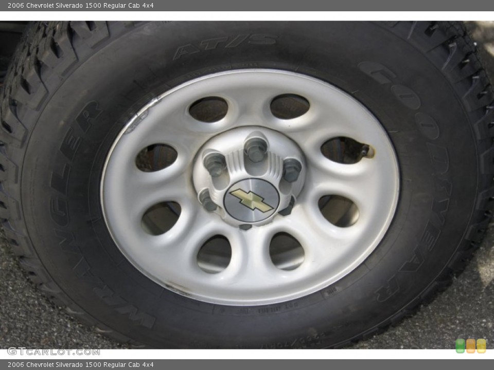 2006 Chevrolet Silverado 1500 Regular Cab 4x4 Wheel and Tire Photo #53917045