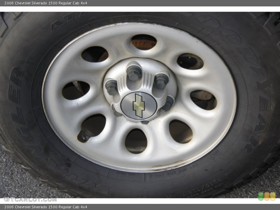 2006 Chevrolet Silverado 1500 Regular Cab 4x4 Wheel and Tire Photo #53917051