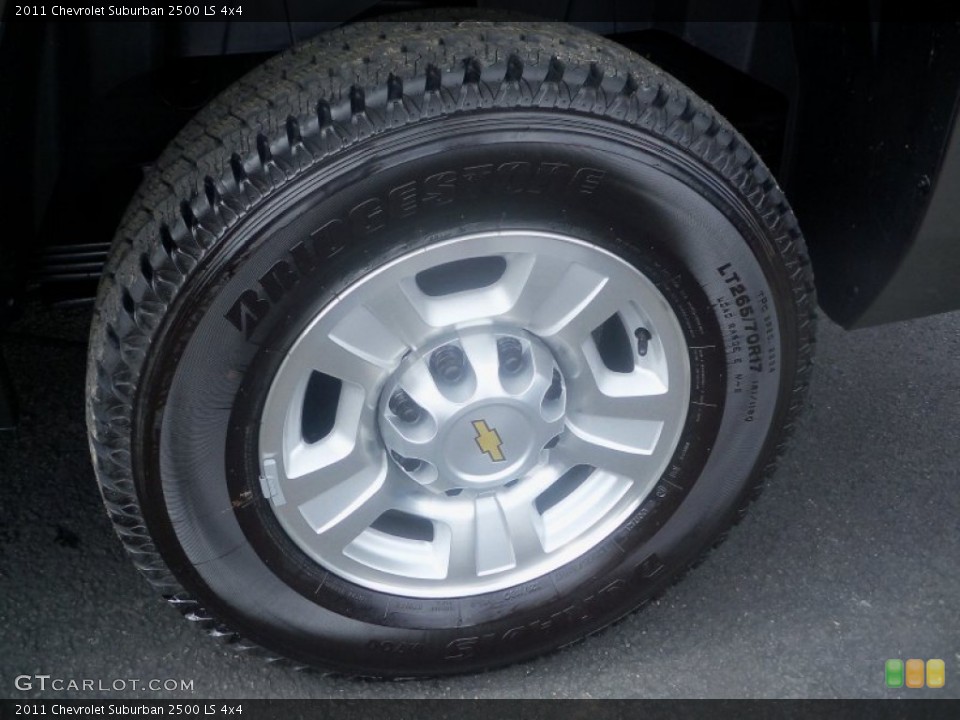 2011 Chevrolet Suburban 2500 LS 4x4 Wheel and Tire Photo #53918161