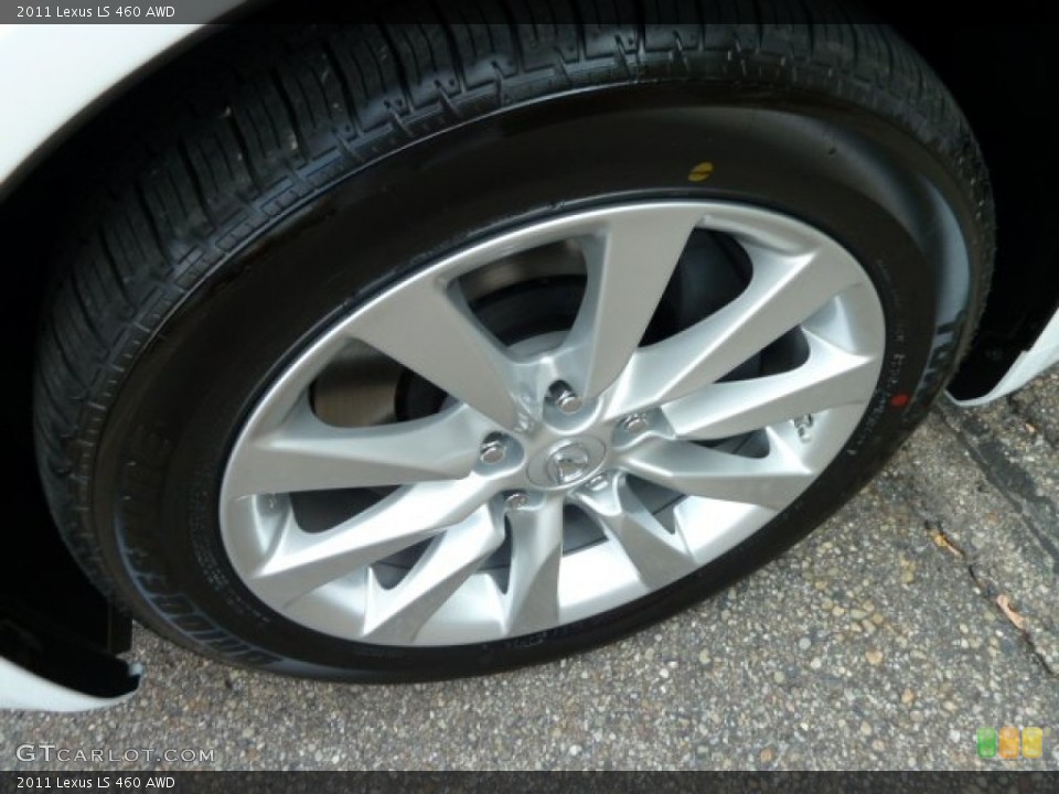 2011 Lexus LS 460 AWD Wheel and Tire Photo #53918170