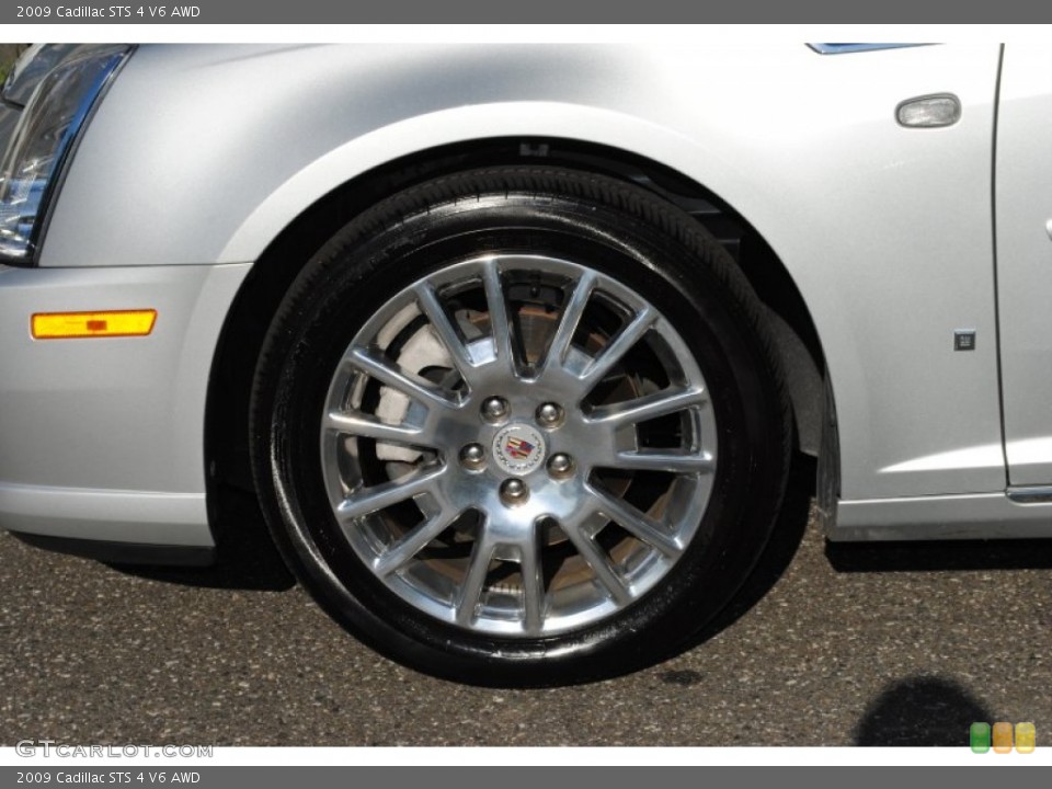 2009 Cadillac STS 4 V6 AWD Wheel and Tire Photo #53918548
