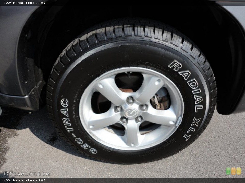 2005 Mazda Tribute s 4WD Wheel and Tire Photo #53919079