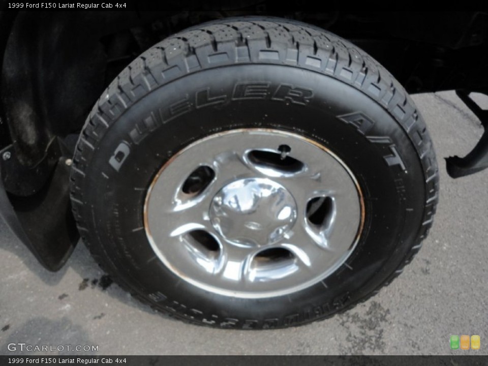 1999 Ford F150 Lariat Regular Cab 4x4 Wheel and Tire Photo #53919478
