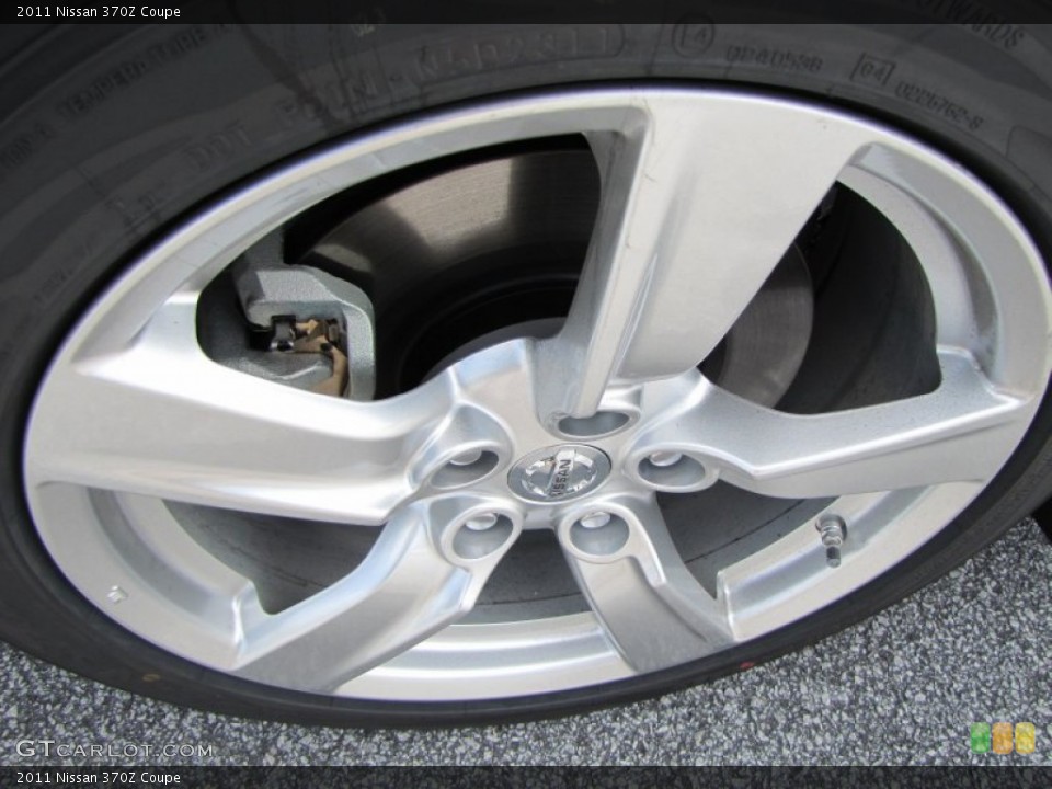 2011 Nissan 370Z Coupe Wheel and Tire Photo #53919937