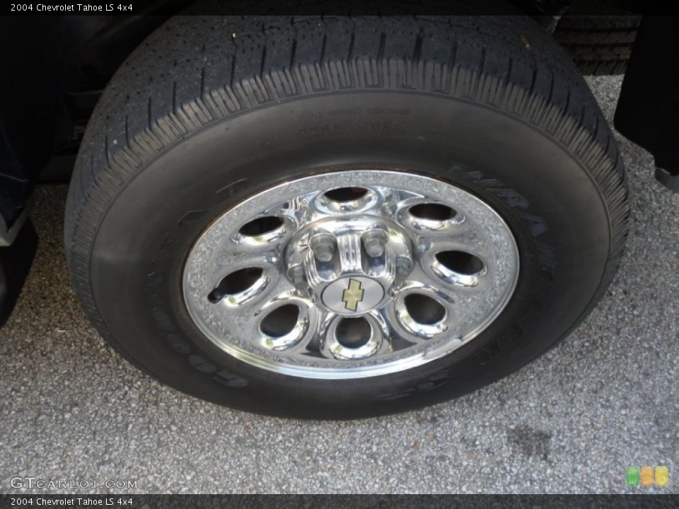2004 Chevrolet Tahoe LS 4x4 Wheel and Tire Photo #53920504