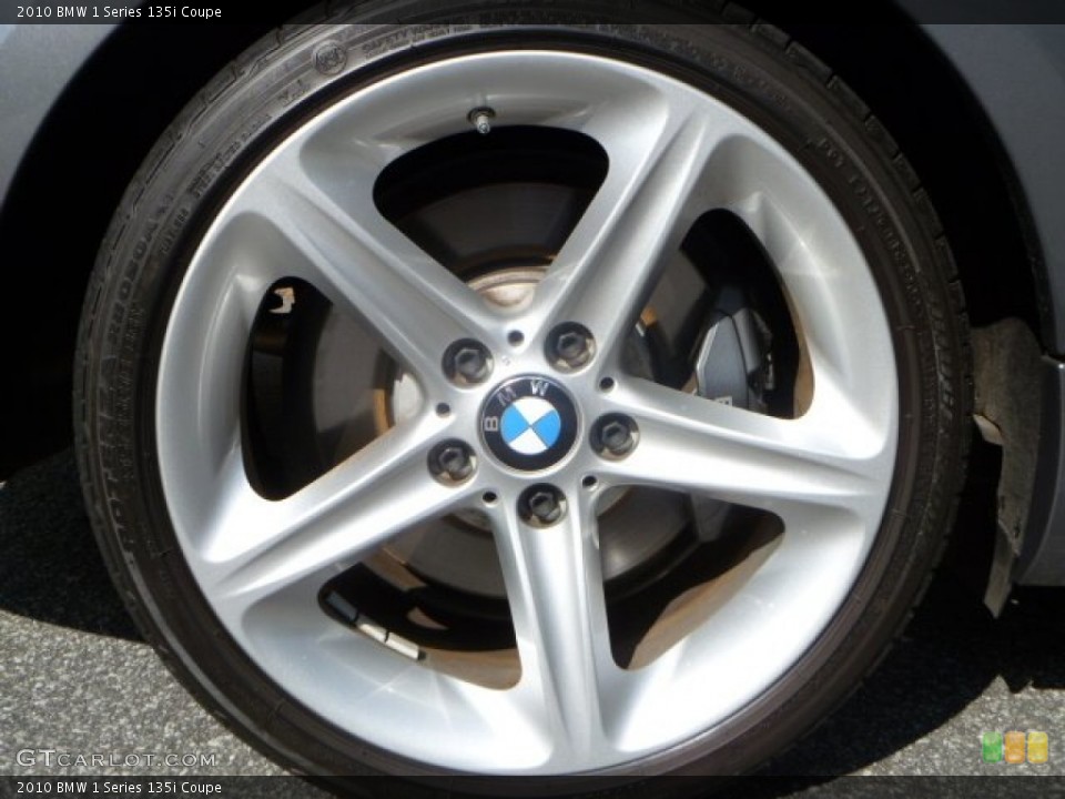 2010 BMW 1 Series 135i Coupe Wheel and Tire Photo #53933389