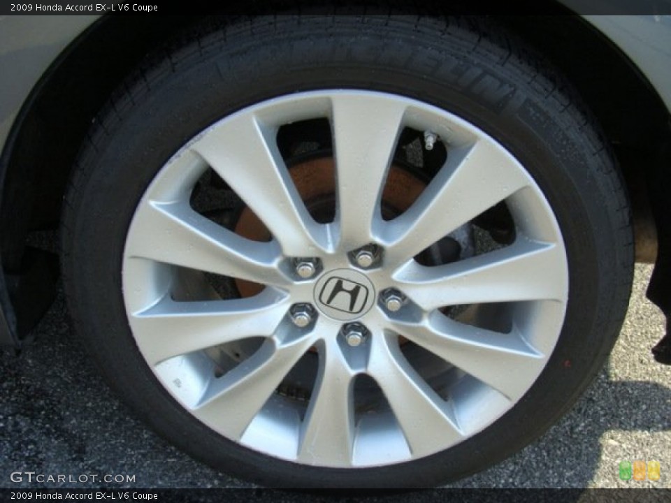 2009 Honda Accord EX-L V6 Coupe Wheel and Tire Photo #53933425